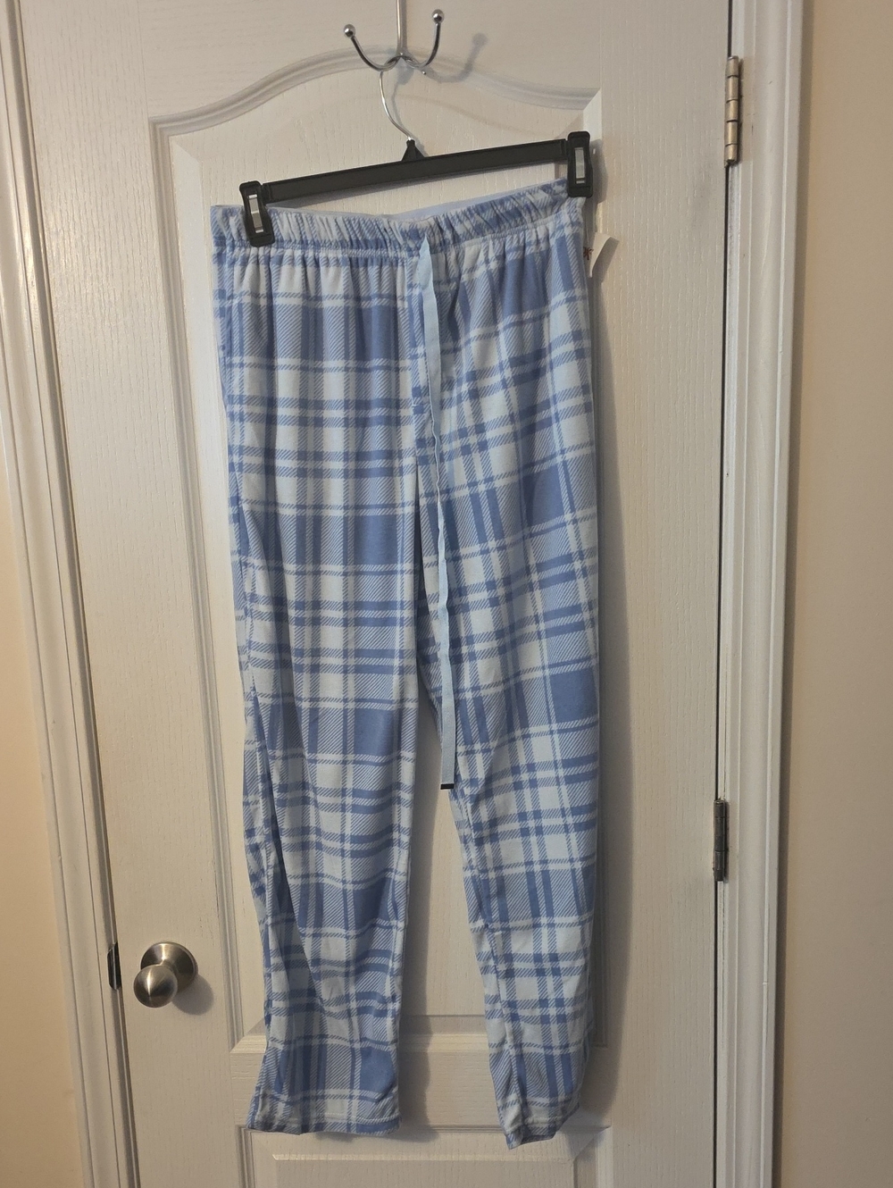 Frye Light Blue Plaid Pajama Pants - Soft Cozy Sleepwear